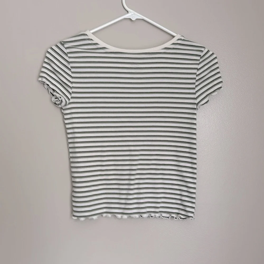 Set of 2- striped justice girls tees